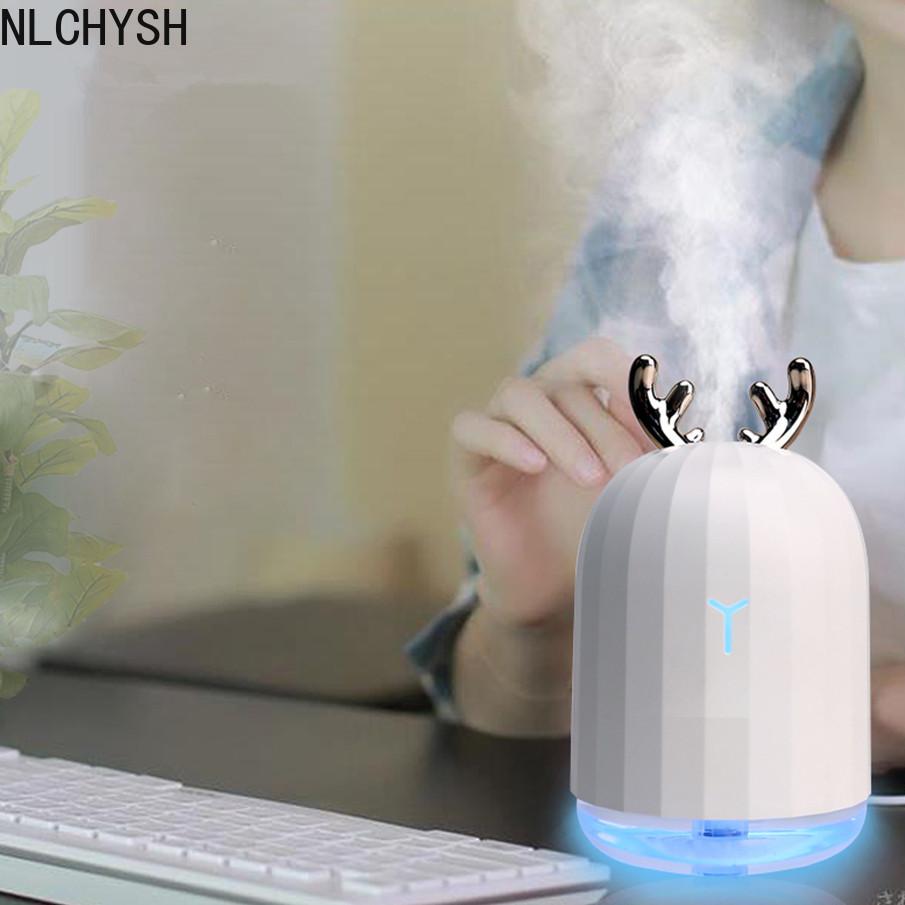 220Ml USB Khuếch Tán Hương Thơm Tinh Dầu Máy Tạo Độ Ẩm Phun Sương Siêu Âm 7 Đèn LED Đổi Màu Đèn Ngủ Thoáng Mát Phun Sương Dành Cho nhà