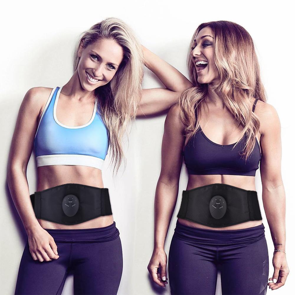 Unisex EMS Eo Thon Dây Điện Cơ Bụng Huấn Luyện Viên Thể Dục Bụng Cơ Giảm Cân Dành Cho Người Đàn Ông Và Phụ Nữ