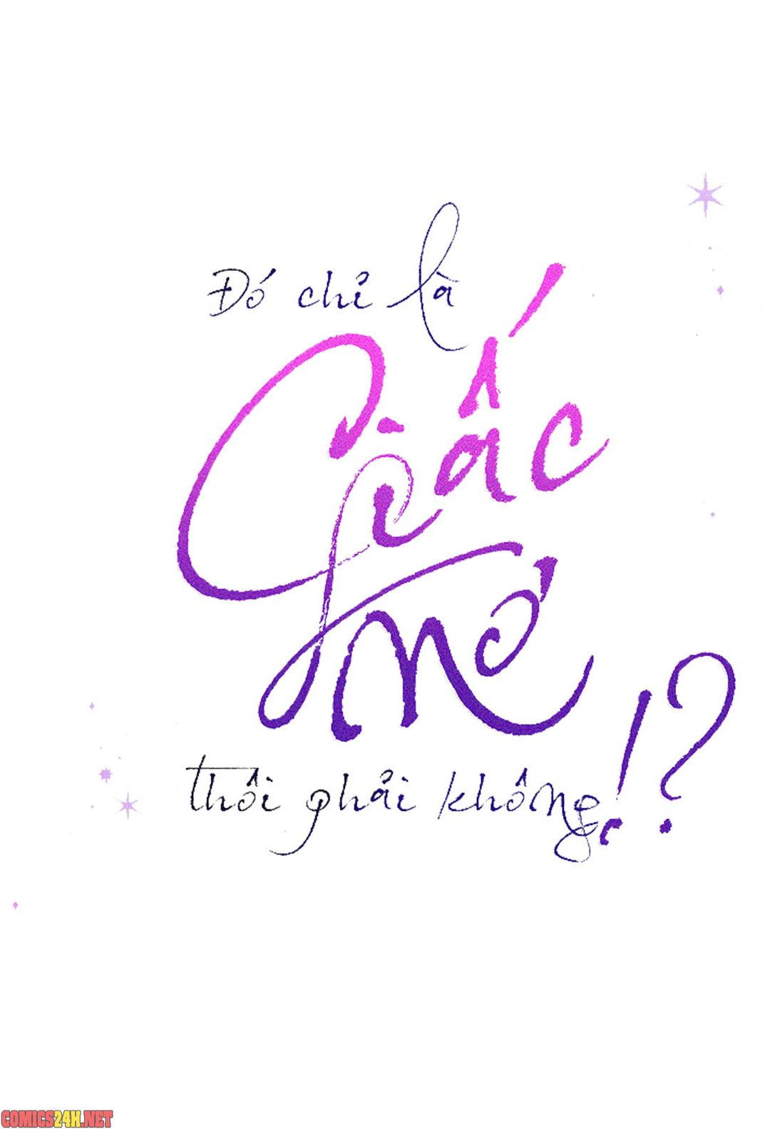 chỉ là giấc mơ thôi phải không? chapter 47 37