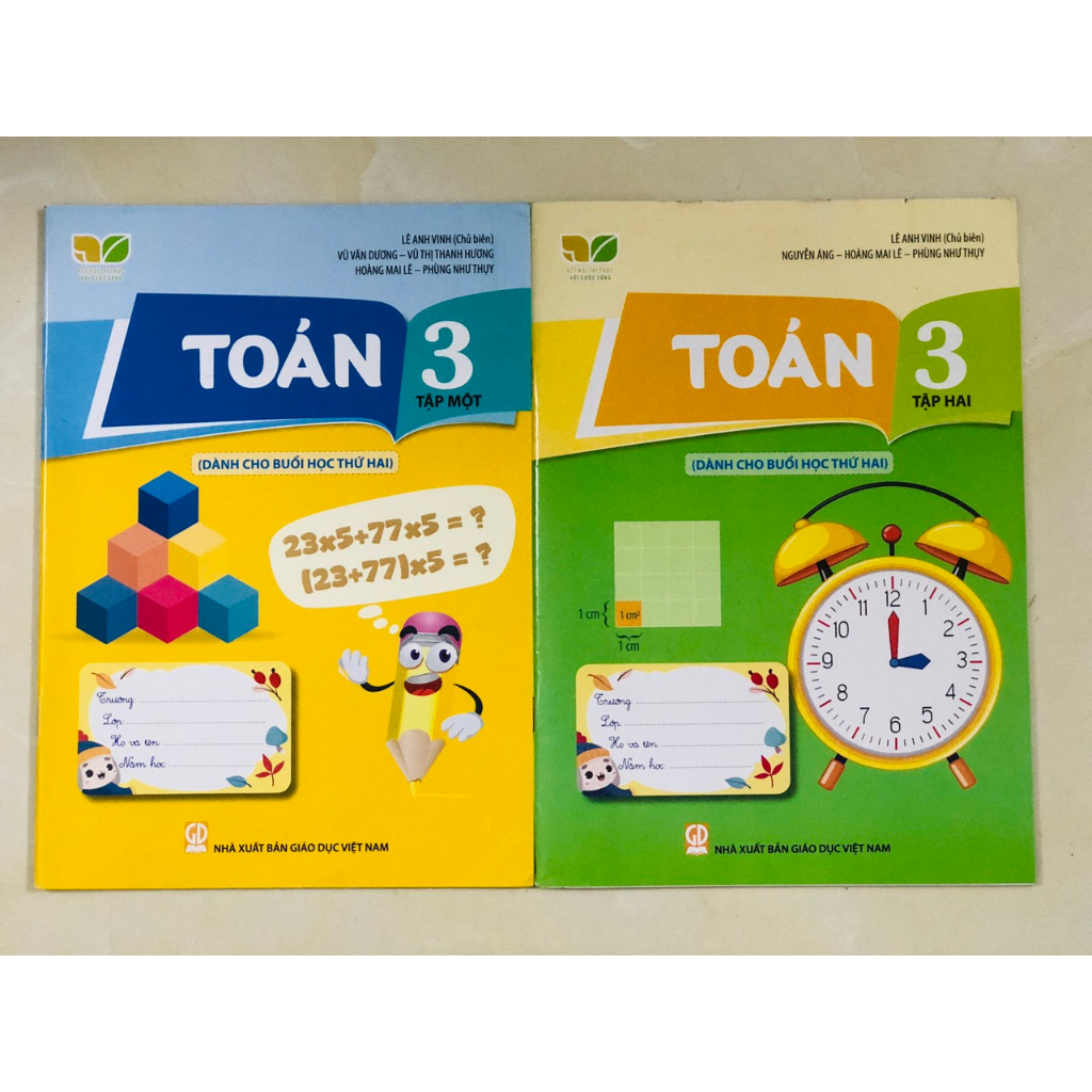 Sách - Toán 3 tập 2 dành cho buổi học thứ hai