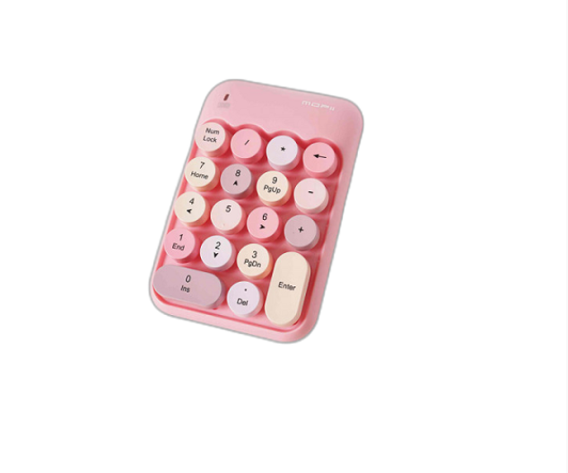 Bàn Phím Số Không Dây Mofii X910 Pink (Màu Hồng) - Hàng Chính Hãng