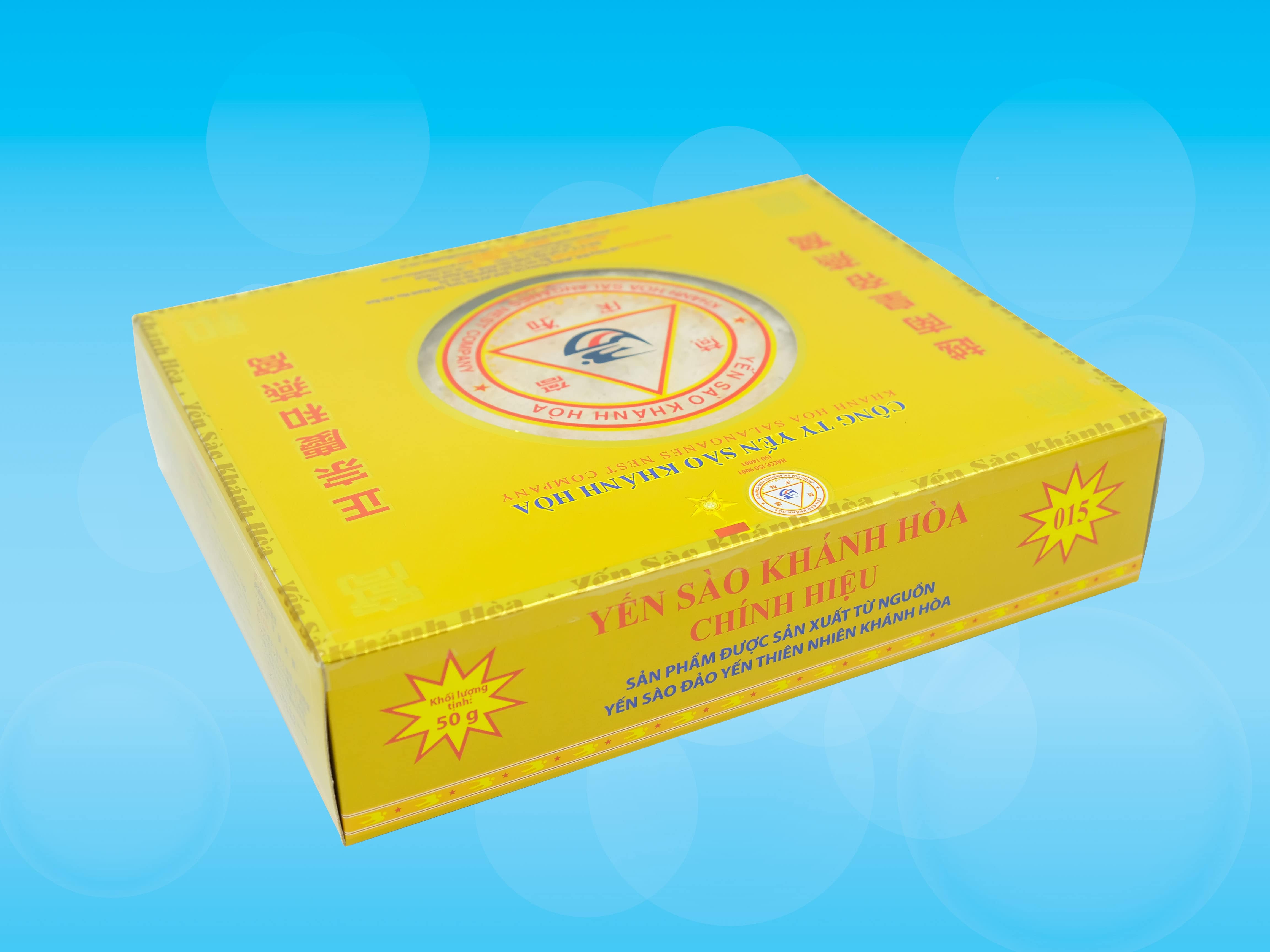 Yến sào đảo thiên nhiên Khánh Hòa tinh chế hộp 50g - 015