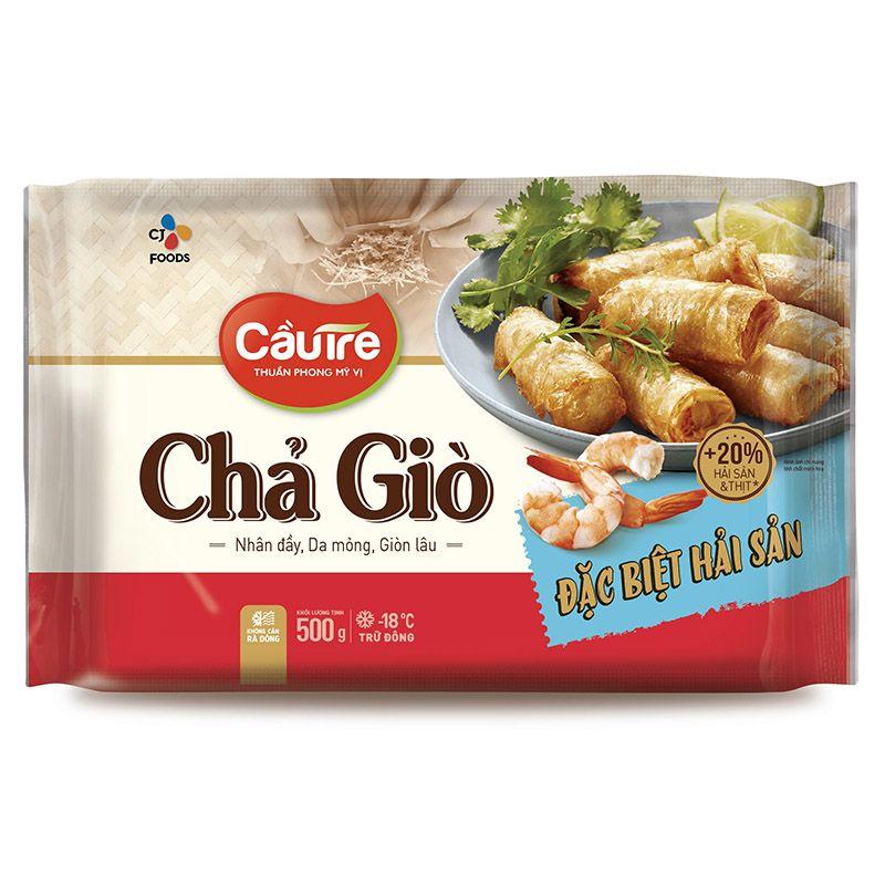 Chả Giò Hải Sản CJ Cầu Tre Đặc Biệt Gói 500G – 8934717262005