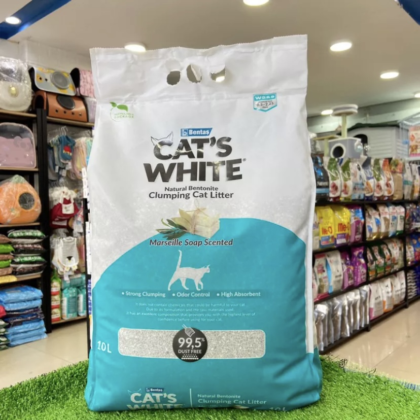 Cat’s White- Cát vệ sinh cao cấp cho mèo không bụi Bao 20L (17kg)