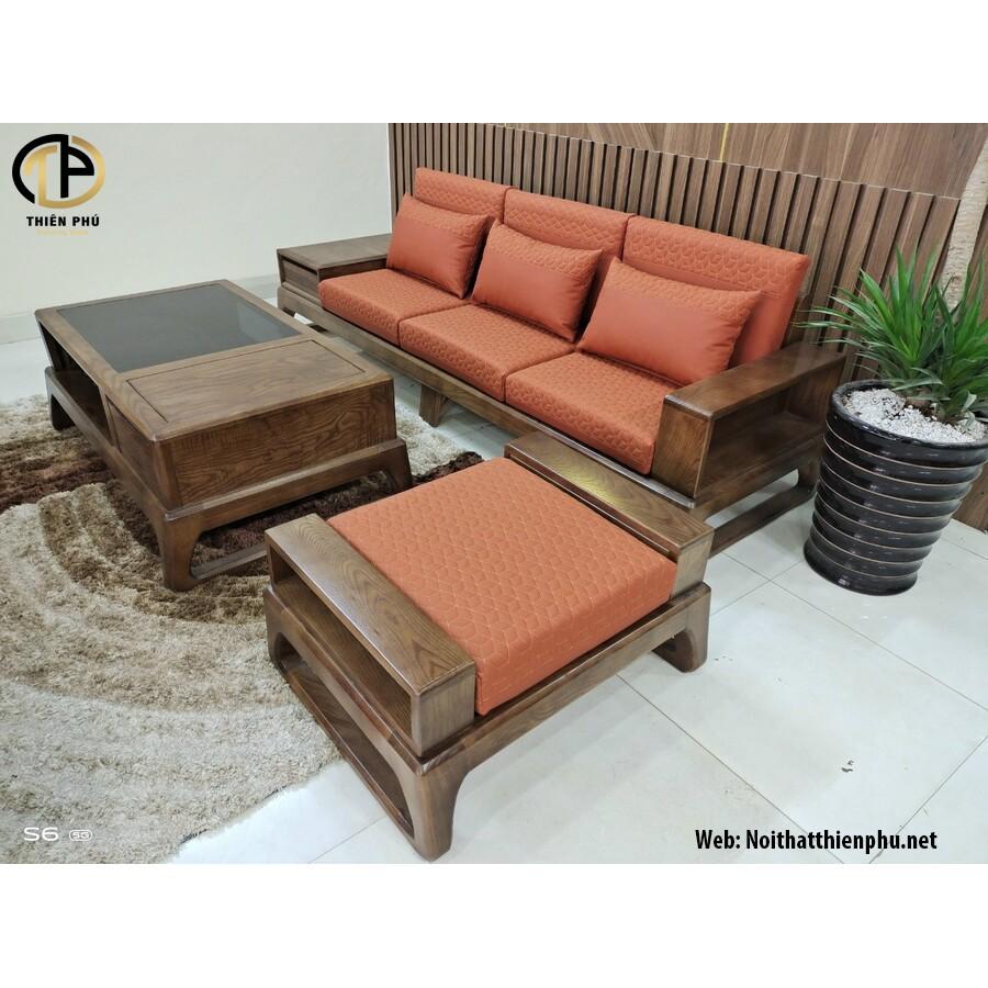 Bộ bàn ghế Sofa gỗ mini gỗ Sồi Nga