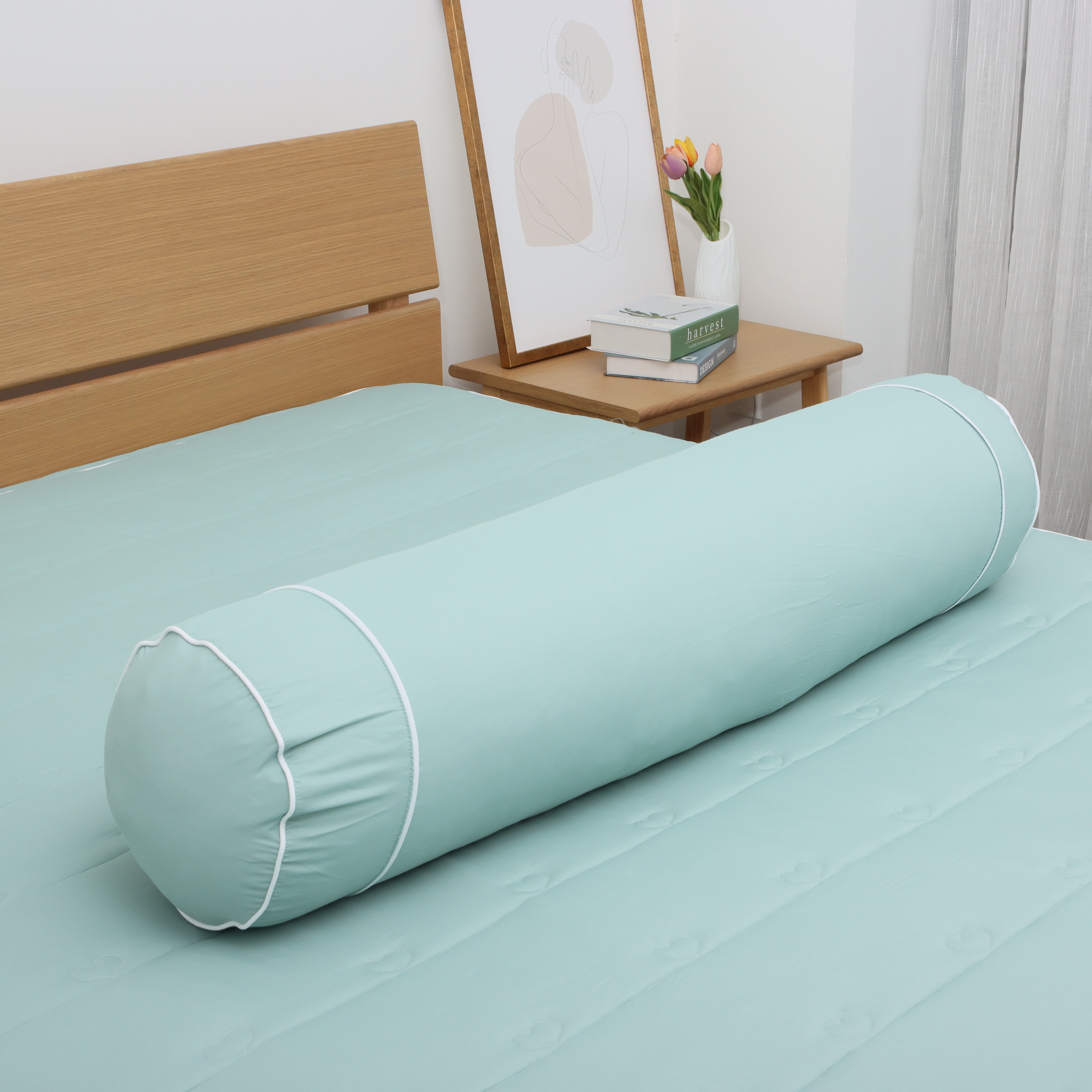 Bộ ga giường chần bông K-Bedding by Everon KNTS chất vải Ice-tencel thoáng mát, kháng khuẩn