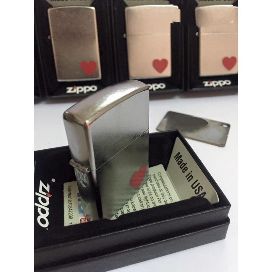 Bật Lửa Zippo Love Street Chrome Chính Hãng Usa