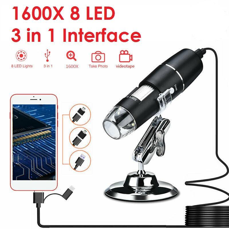 Digital Mini Pocket Handheld USB 8 LED Tablet 1600X