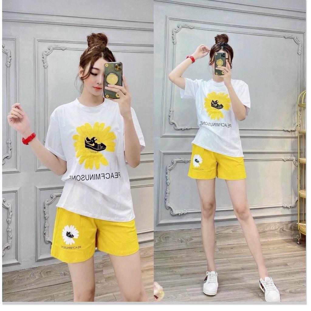 Set bộ đồ mặc nhà thun cotton nữ cực đẹp , mát mẻ , hot hè 2021 THỜI TRANG KME FASHION