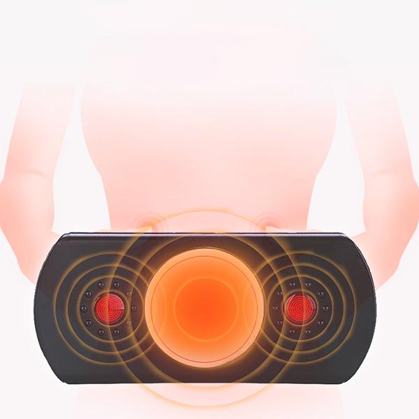 Máy massage bụng, đai matxa bụng công nghệ rung và nhiệt hồng ngoại, an toàn, mang lại vòng eo thon gọn