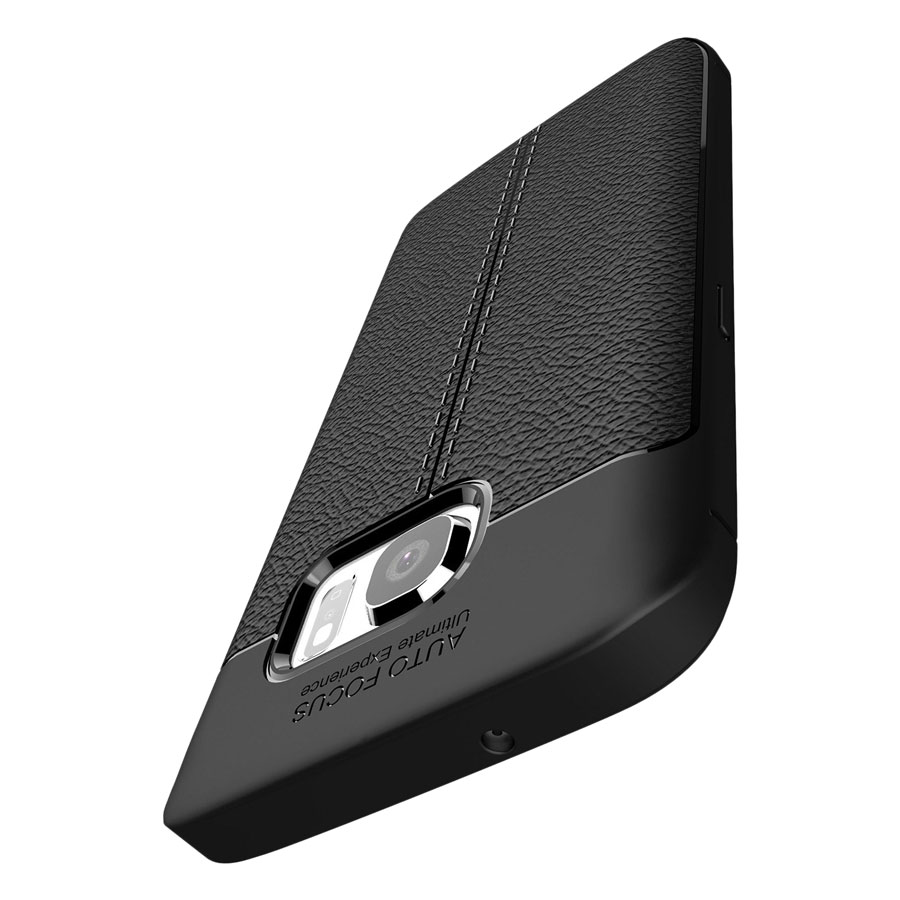 Ốp Lưng Dẻo Giả Da Chống Sốc Dành Cho Samsung Galaxy S7 Edge