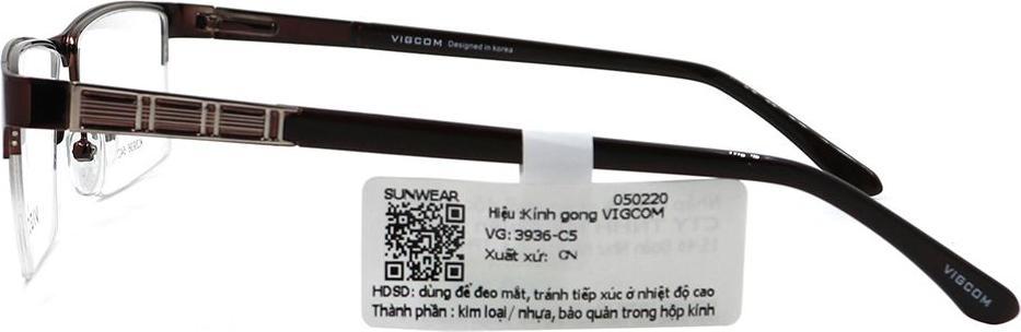 Gọng kính chính hãng Vigcom VG3936