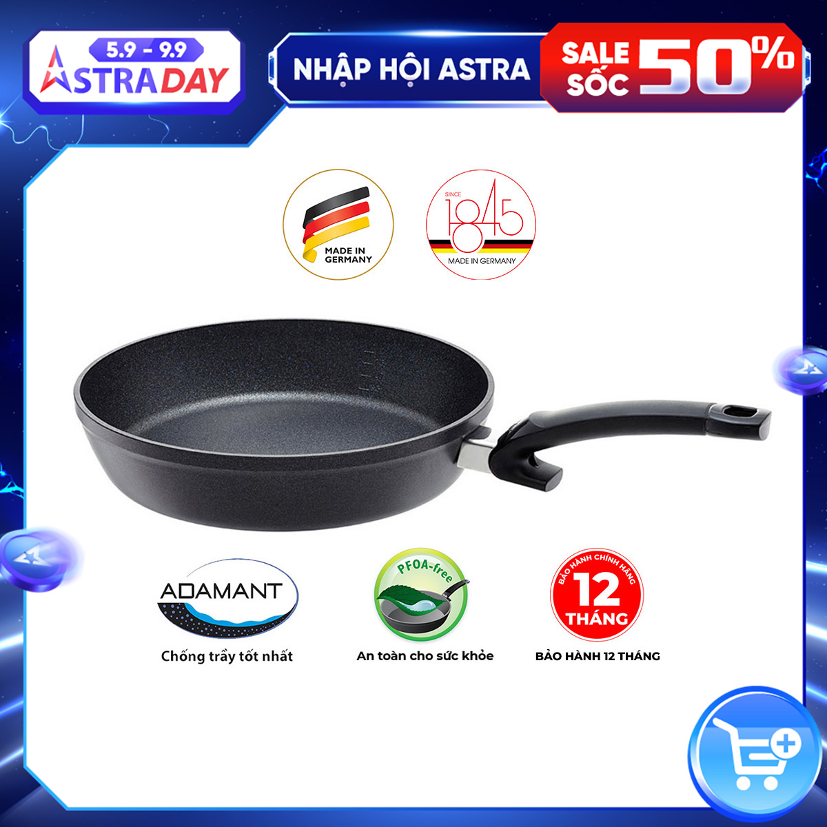 Chảo Fissler Adamant comfort 26cm