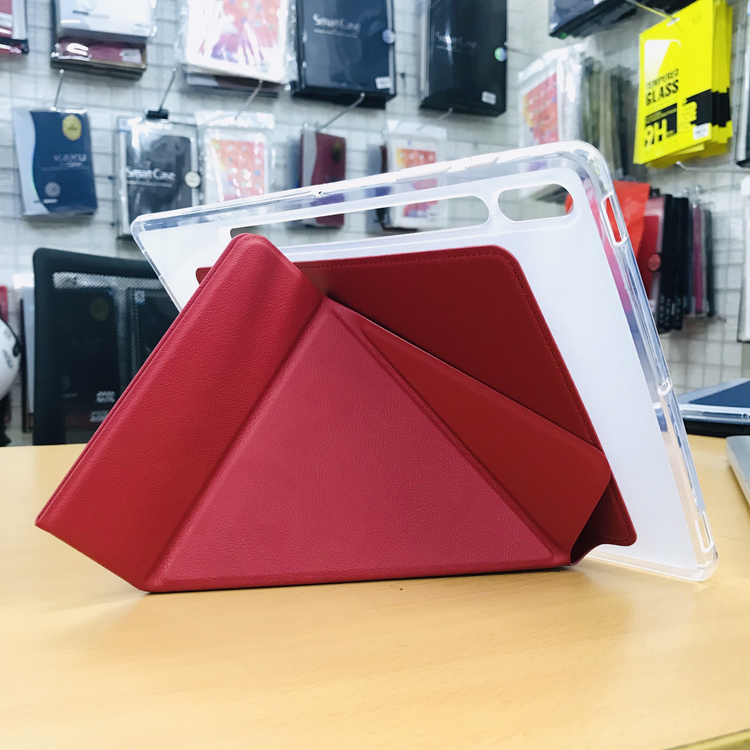Bao Da dành cho Samsung Tab S6 T860/T865 chính hãng Onjess lưng silicon mềm, chống sốc Hỗ Trợ Smart Cover Đóng Mở Màn Hình - Hàng Chính Hãng