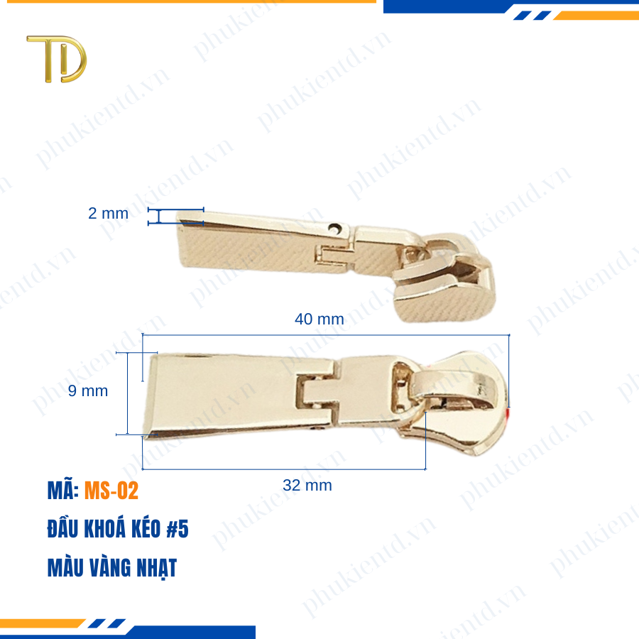Đầu khóa kéo túi xách, đầu khóa kéo thay thế, đầu khóa kéo balo răng 5, độ bền 5-8 năm