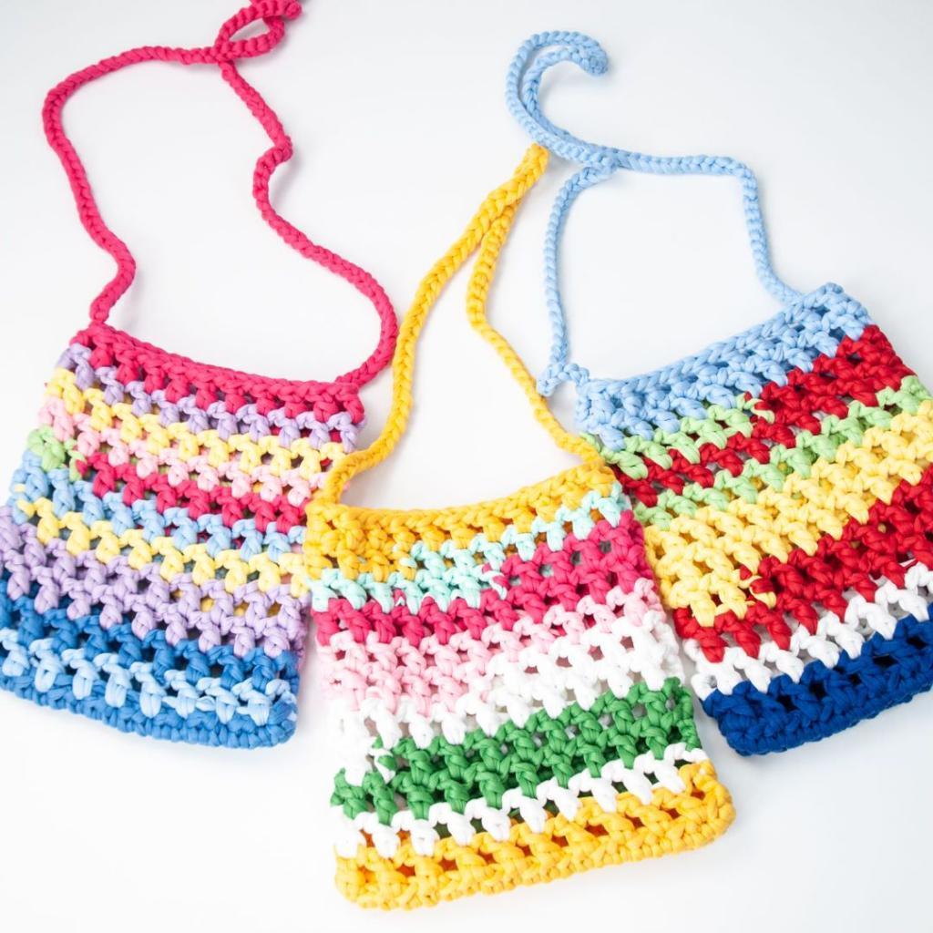 6x Knitting Yarn Set Crochet Baskets Throw Blanket Pet Bed Fabric Cloth Yarn