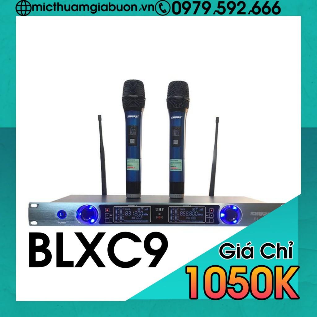 CTY MẠNH TIẾN  bộ 2 micro uhf karaoke không dây blxc9 phiên bản mới 2020 bảo hành 12 tháng(Bảo Hành 12 Tháng)