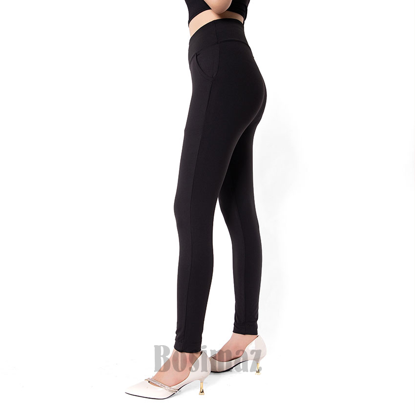 Quần Legging Nữ Bosimaz MS111 dài túi trước cao cấp, thun co giãn 4 chiều, vải đẹp dày, thoáng mát không xù lông