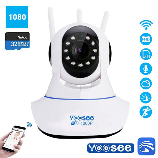 Combo 5 Camera Giám Sát Yoosee, 3 Râu IP Không Dây - Hàng Nhập Khẩu