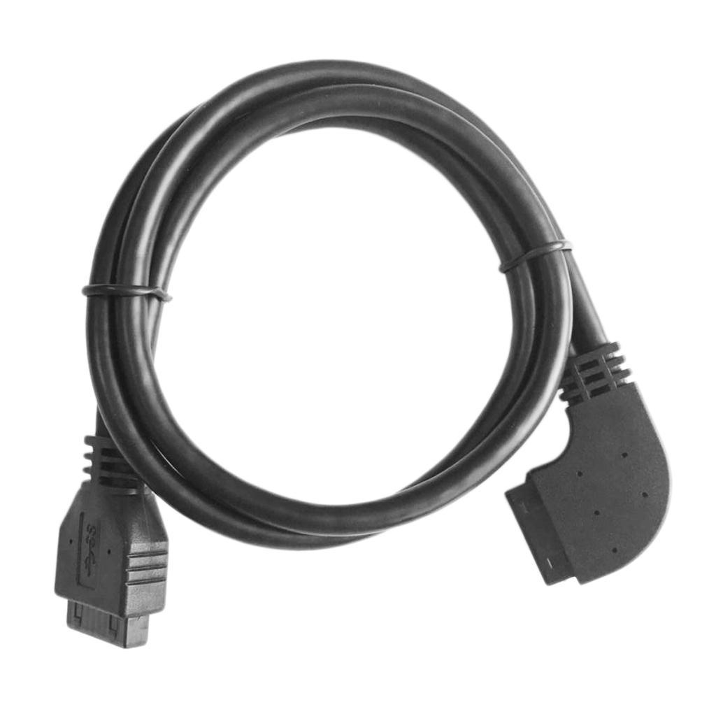 20 pin Mainboard Elbow Extension Cable USB 3.0 Power Cord
