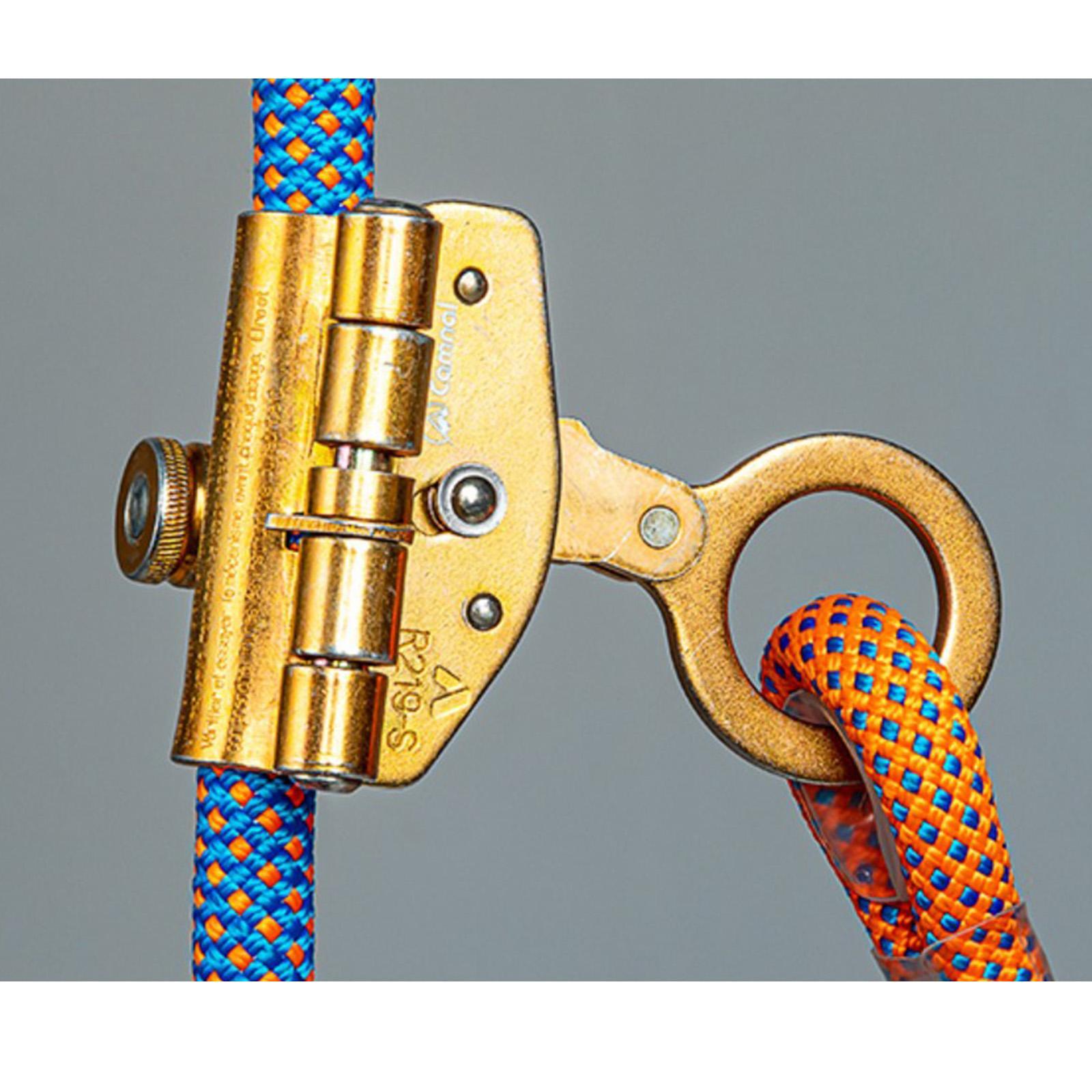 ROCK CLIMBING TREE CARVING GRAB SAFETY GEAR EQUIP For 13MM ROPE