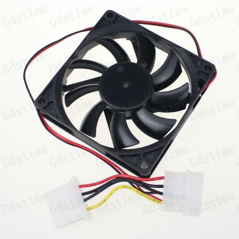 1 Pcs Gdstime 1 Wires 4pin 8011 11V DC 80mm x 11mm Computer Case Cooling Fan 80x80x11mm 8cm