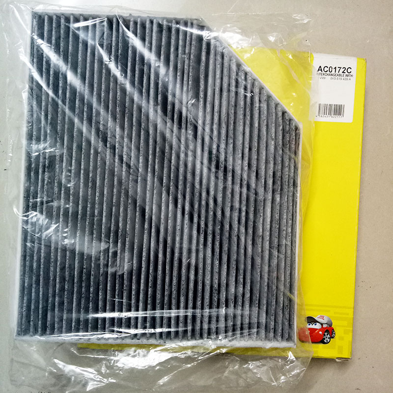 Lọc gió điều hòa than hoạt tính cho xe Audi Q5 2008, 2009, 2010, 2011, 2012, 2013, 2014, 2015, 2016, 2017 8K0819439 mã AC0172C