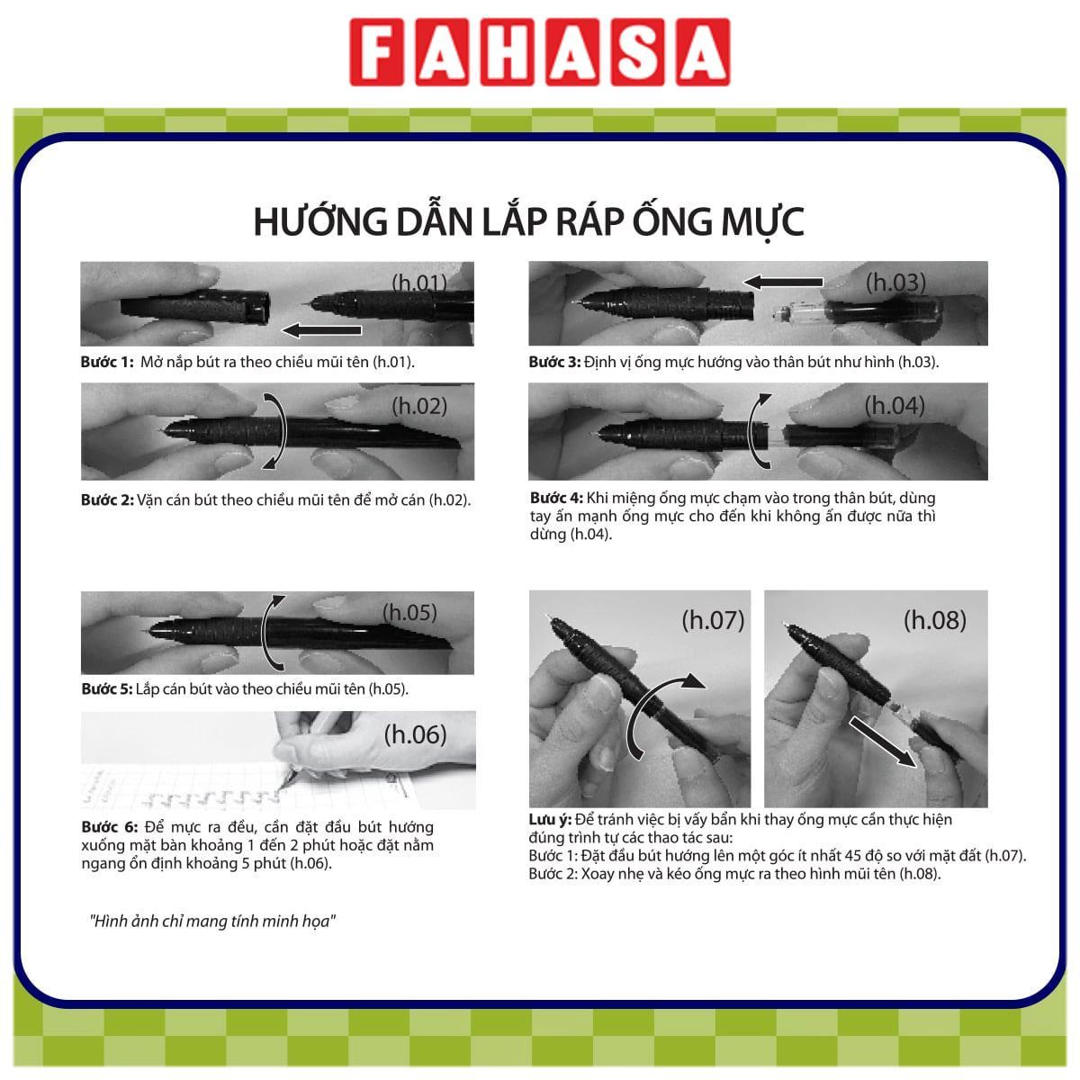 Bút Máy Ngòi Trơn Buddies - Thiên Long FTC-017 - Màu Xám