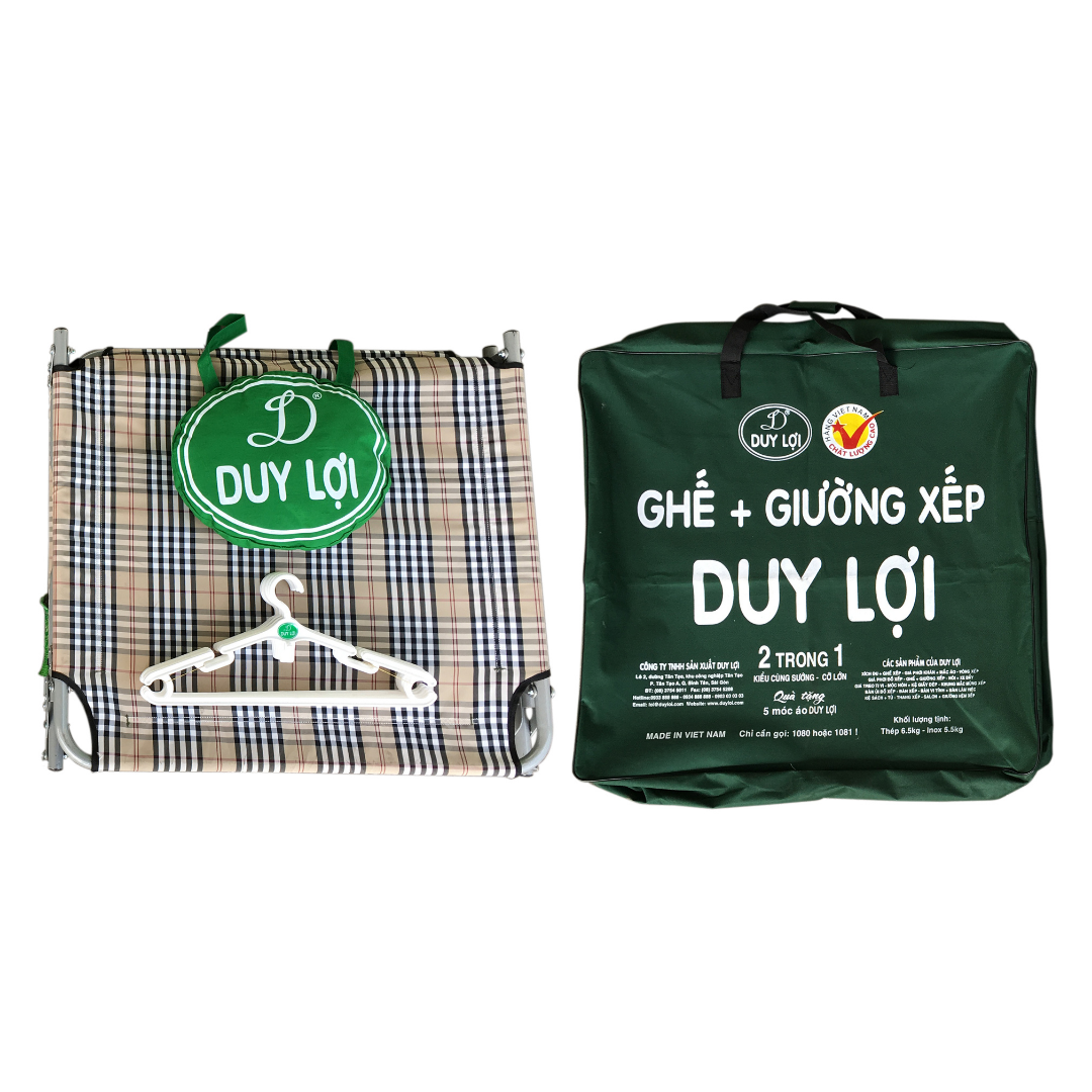 GHẾ - GIƯỜNG XẾP DUY LỢI THÉP CỠ LỚN