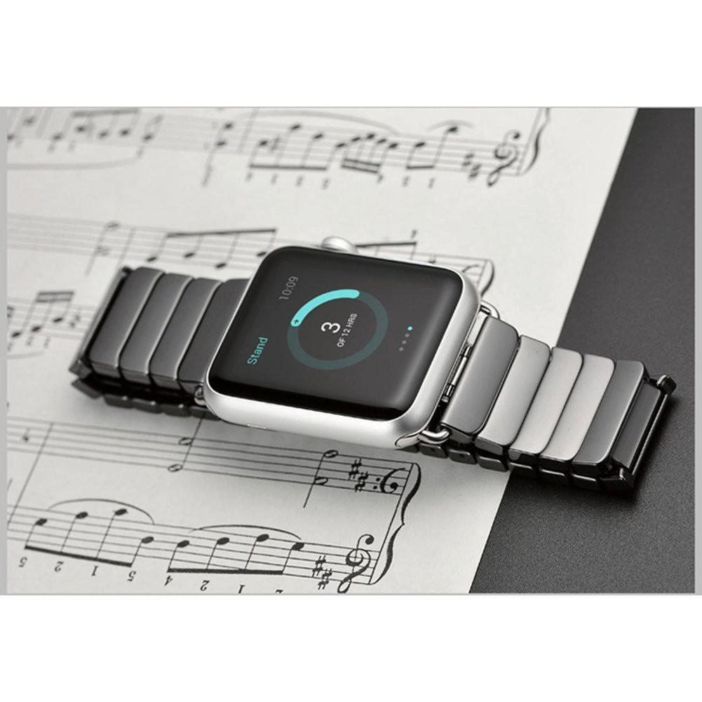 Dây đeo thay thế chất liệu gốm sứ dạng bi tròn cho Apple Watch 1/2/3/4 5 6 SE 7