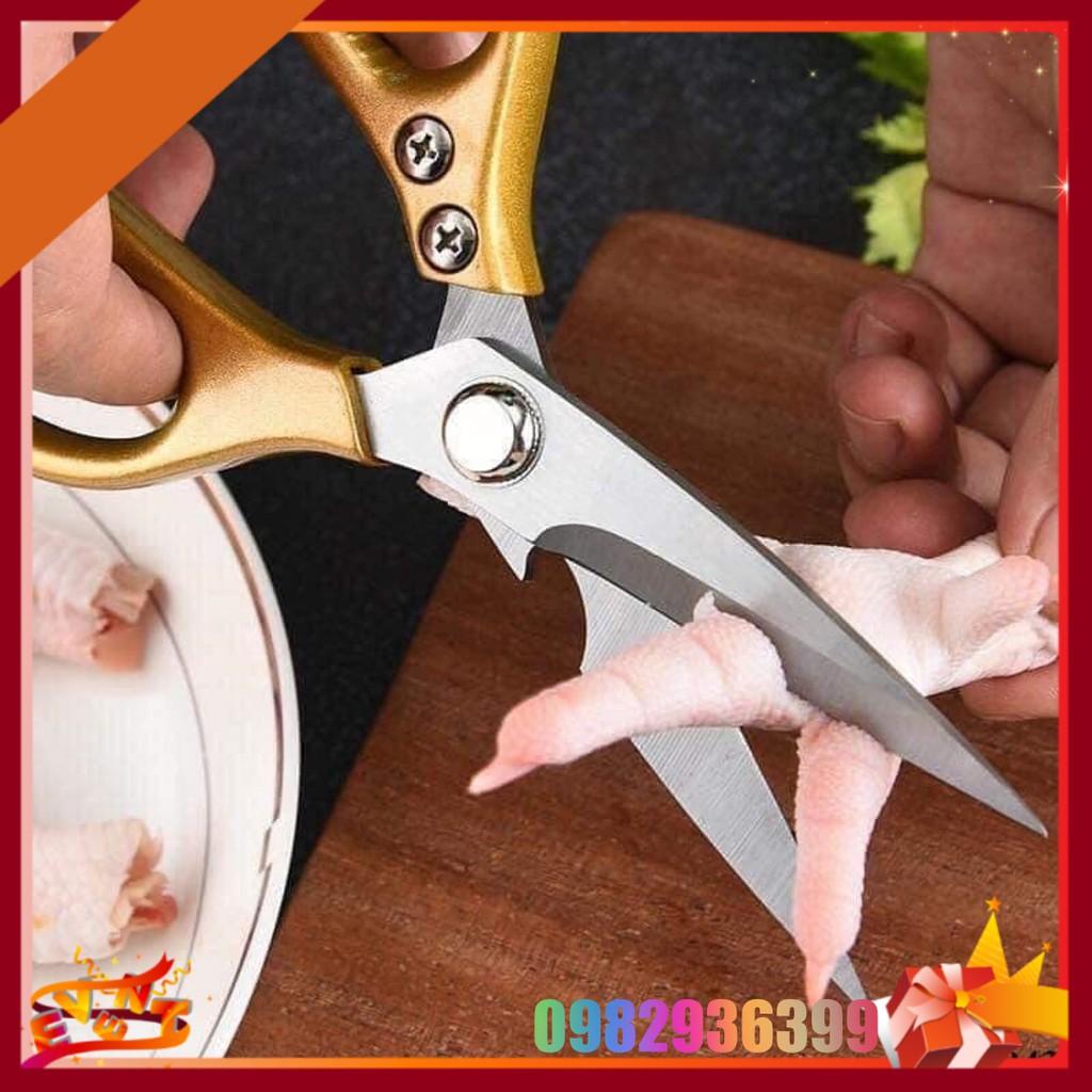 Kéo Cắt Gà Nhật Đa Năng SK5 - Cán Nhựa Bọc Nhôm Cắt Gà Siêu Bén