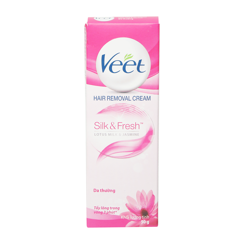 Kem Tẩy Lông Veet Silk&Fresh Cho Da Thường 50G