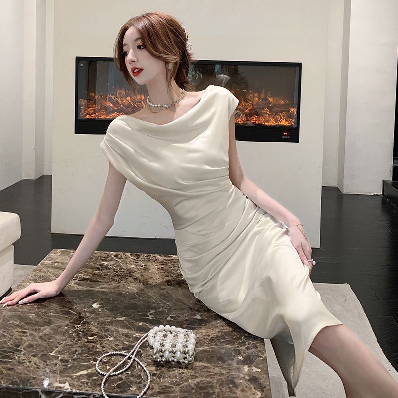 Đầm Body Đầm Dự Tiệc Trễ Vai Cổ Đỗ Cao Cấp Size M-L-XL-XXL (có ảnh+video thật)