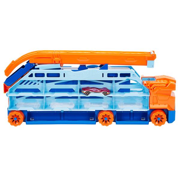 Đồ Chơi Mô Hinh Trạm Vận Chuyển Trên Cao Hot Wheels City Speed Drop Transport - Hot Wheels HDY92