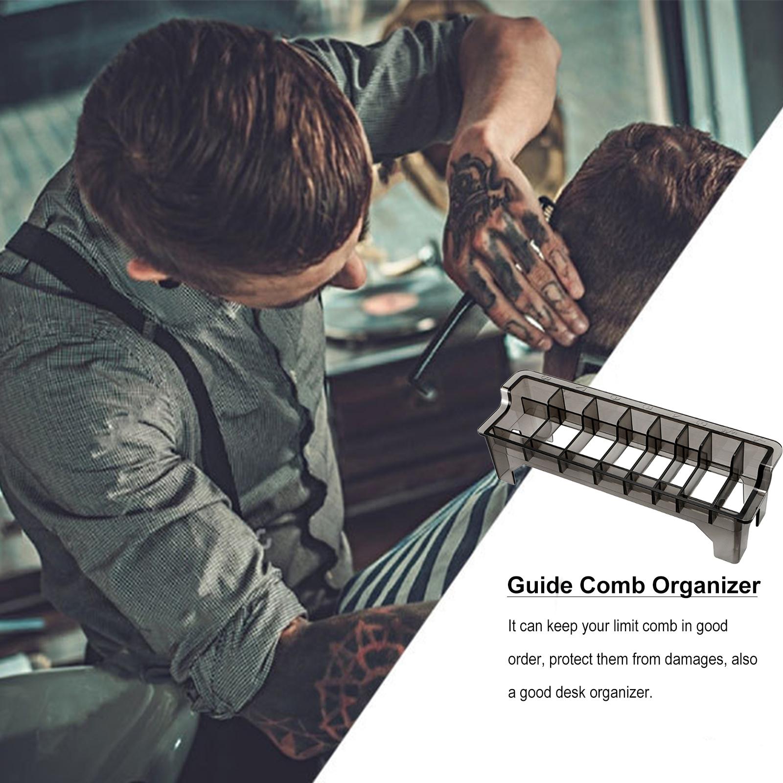 Rectangular Storage Rack Organizer for Guide - Clear Black