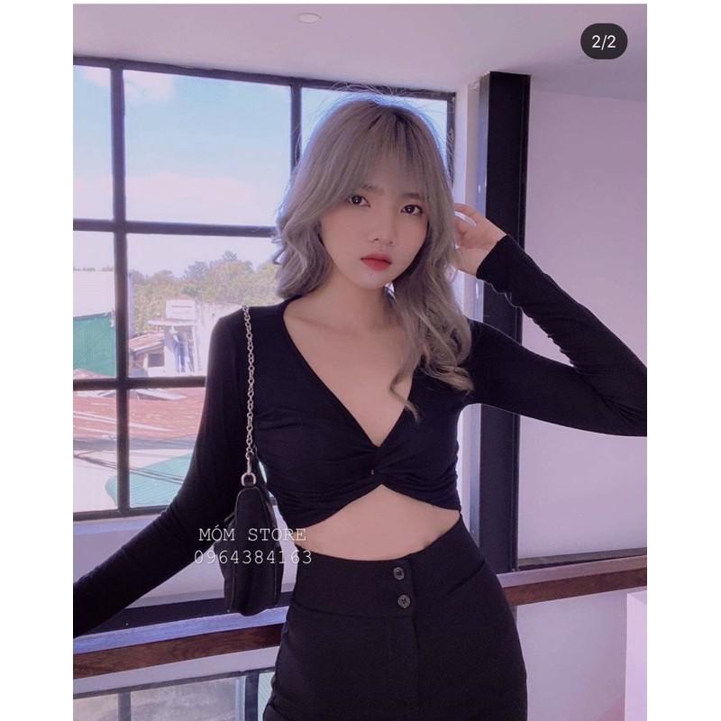 Áo Croptop Xoắn Ngực Siêu Xinh