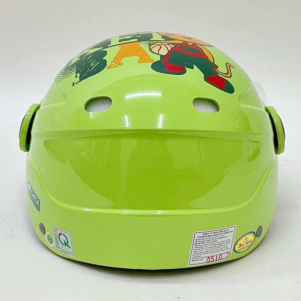 Mũ bảo hiểm Trẻ em CHITA HELMETS CT25(K) tem Mèo bóng rổ