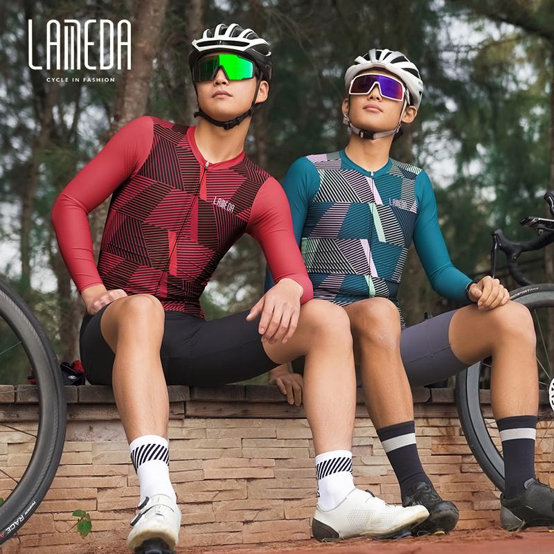 Lameda 2023 Bộ đồ đạp xe hàng đầu mới Color: 1 Size: XXXL