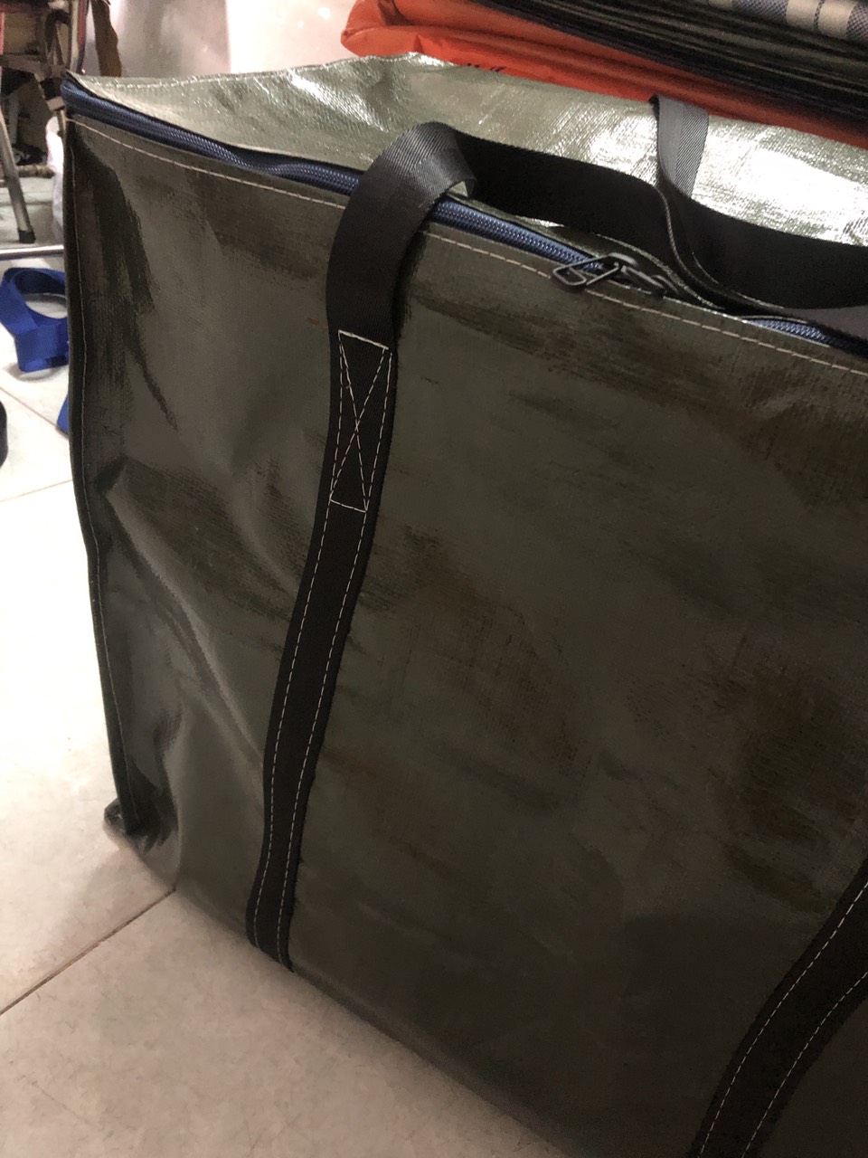 Túi bạc đựng đồ loại dày - Màu Xanh Rêu Tím đựng đồ đc tới 60kg