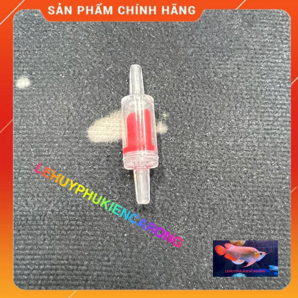 Van Oxy 1 Chiều Chống Tràn Ngược Khi Ngắt Điện - Nhựa Trong Đỏ Hoặc Xanh