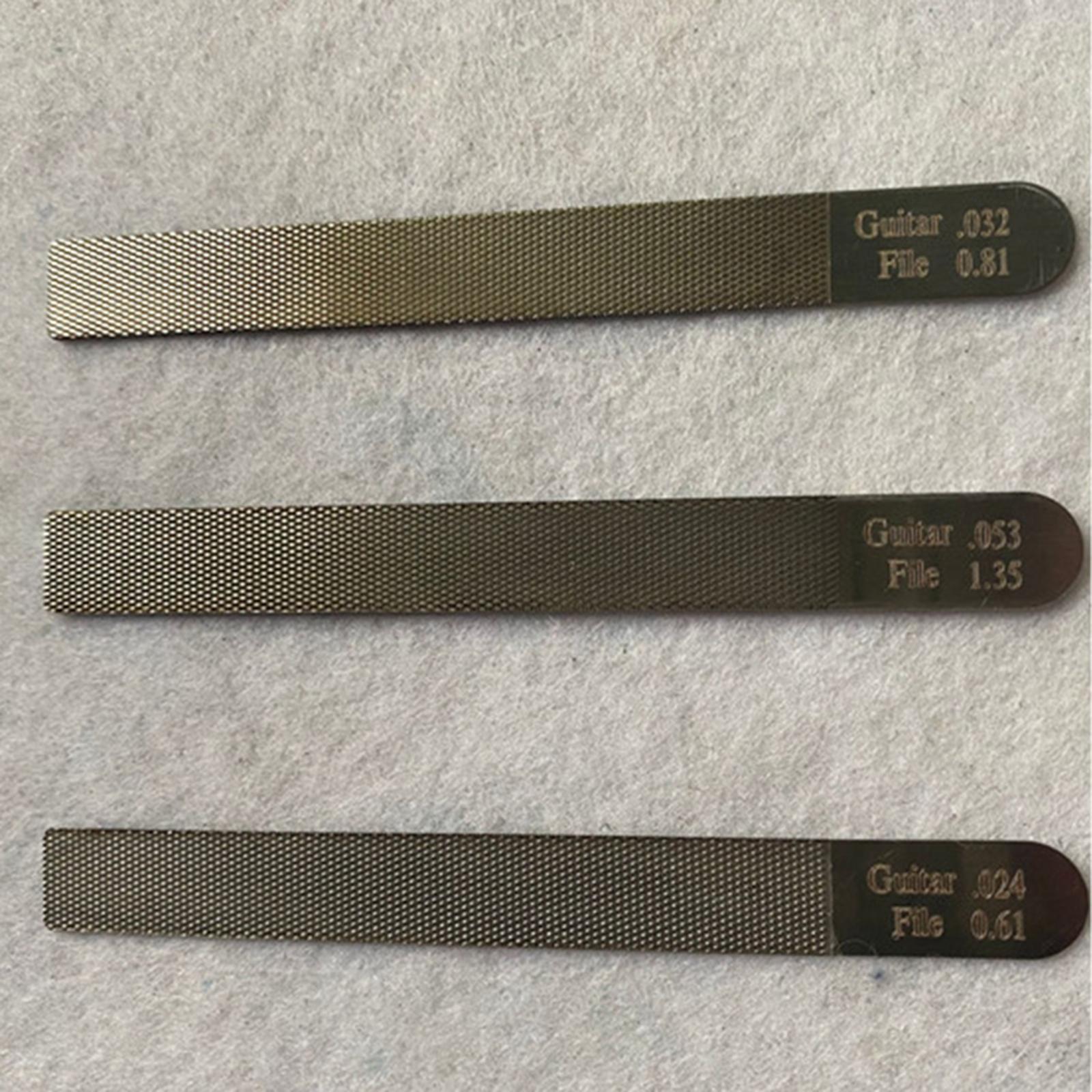 Guitar Nut files Leveling Tool Guitar Fret Crowning File for Violin Ukulele Bass