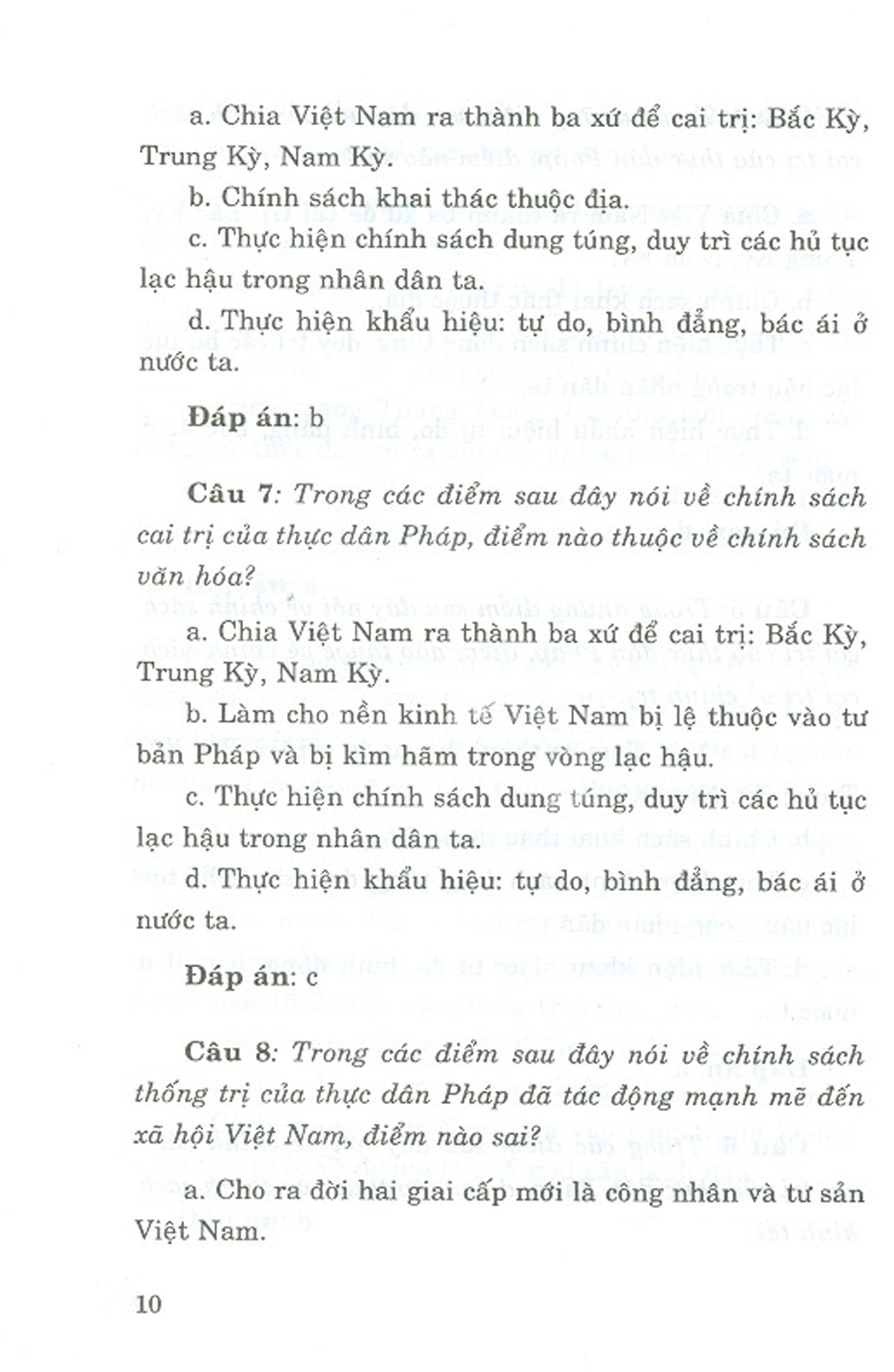 Ngân Hàng Câu Hỏi Thi, Kiểm Tra Môn Đường Lối Cách Mạng Của Đảng Cộng Sản Việt Nam - Tái bản