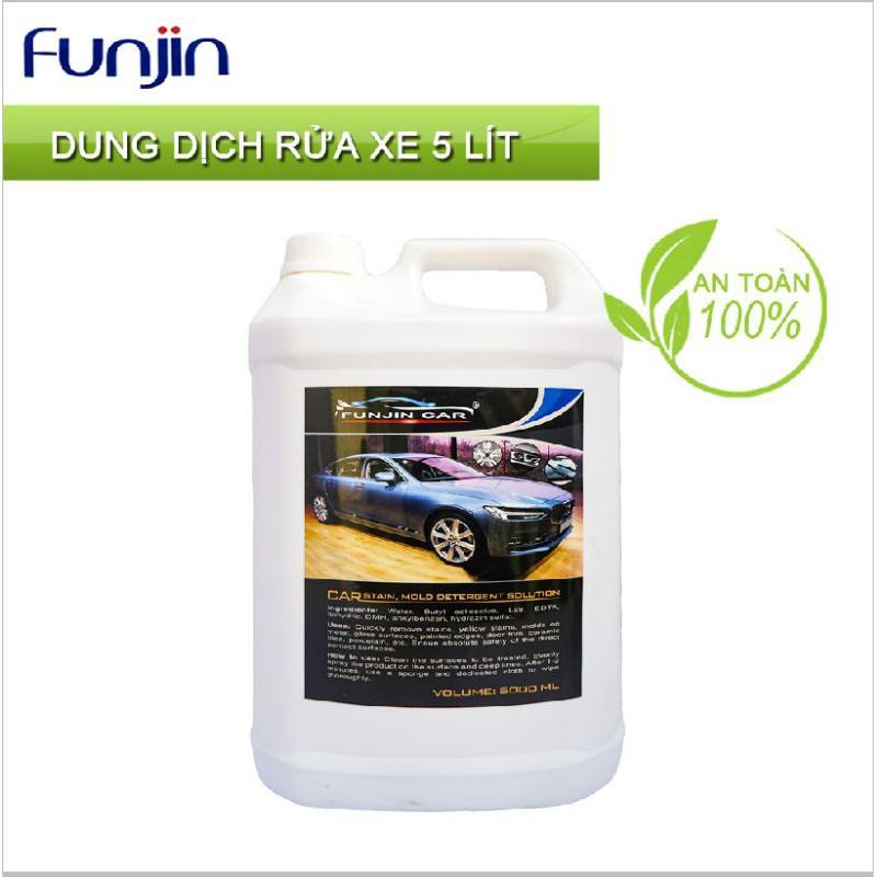 Dung dịch đánh bóng nội thất ô tô 5L Funjin chính hãng