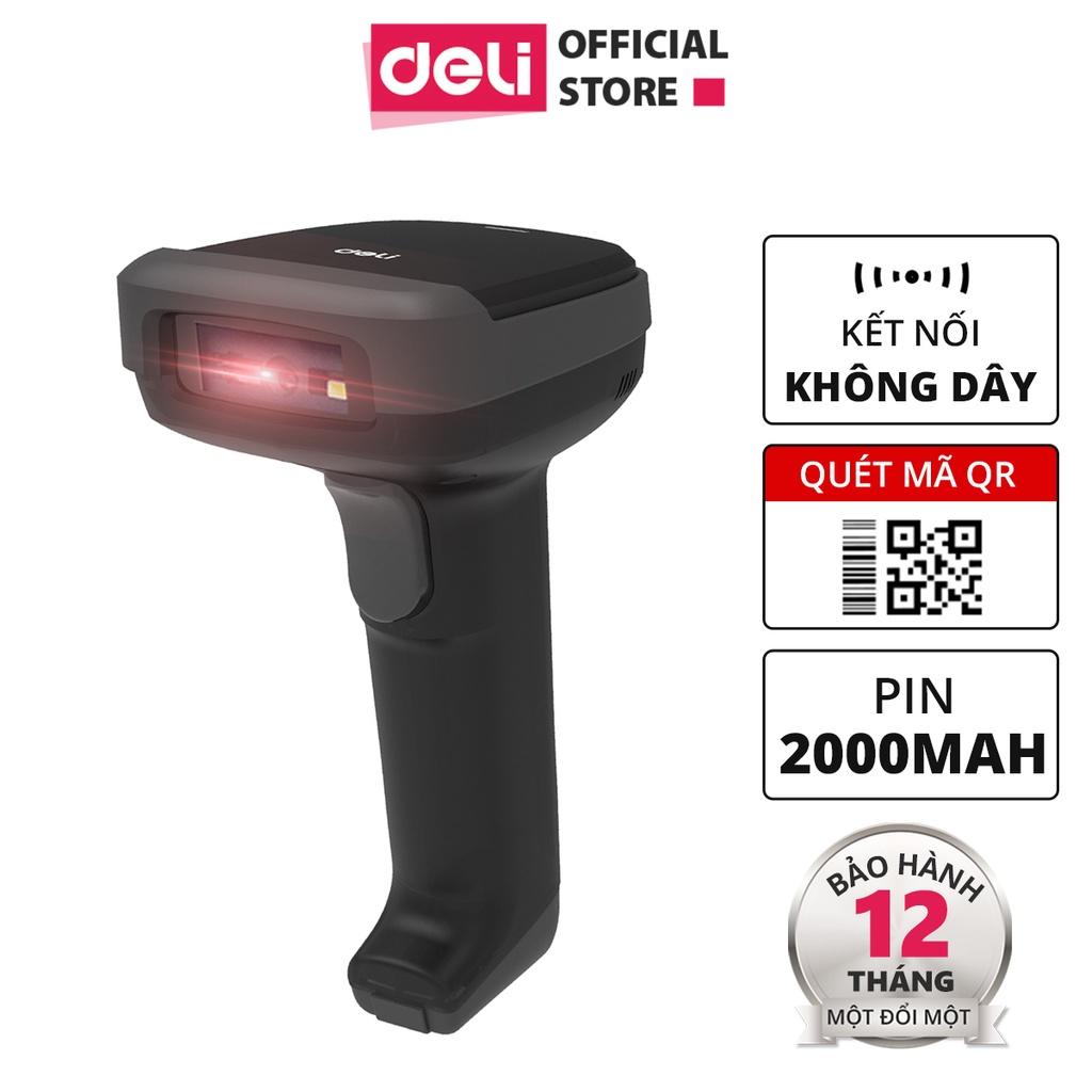 Máy Quét Mã Vạch 1D 2D Đa Ứng Dụng Deli - Quét Mã Bar Code QR Siêu Thị, Cửa Hàng Tạp Hóa, Kho Hàng, Kết Nối USB Có Dây Đa Thiết Bị Thông Minh - Hàng Chính Hãng- ES221