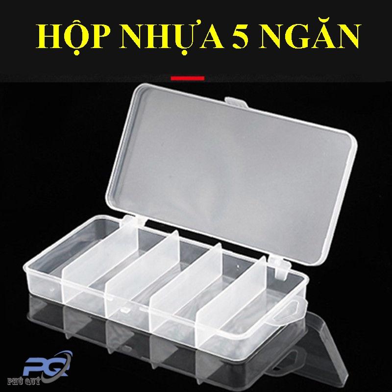 Hộp Nhựa 5 Ngăn Tiện Dụng
