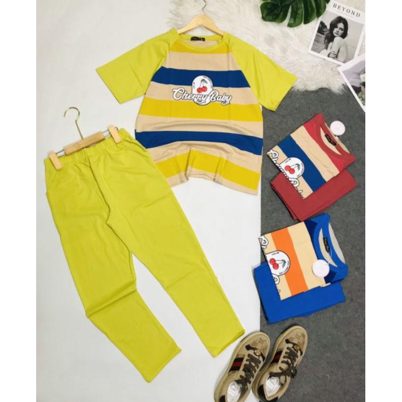 Sét bộ dài cotton Thái.