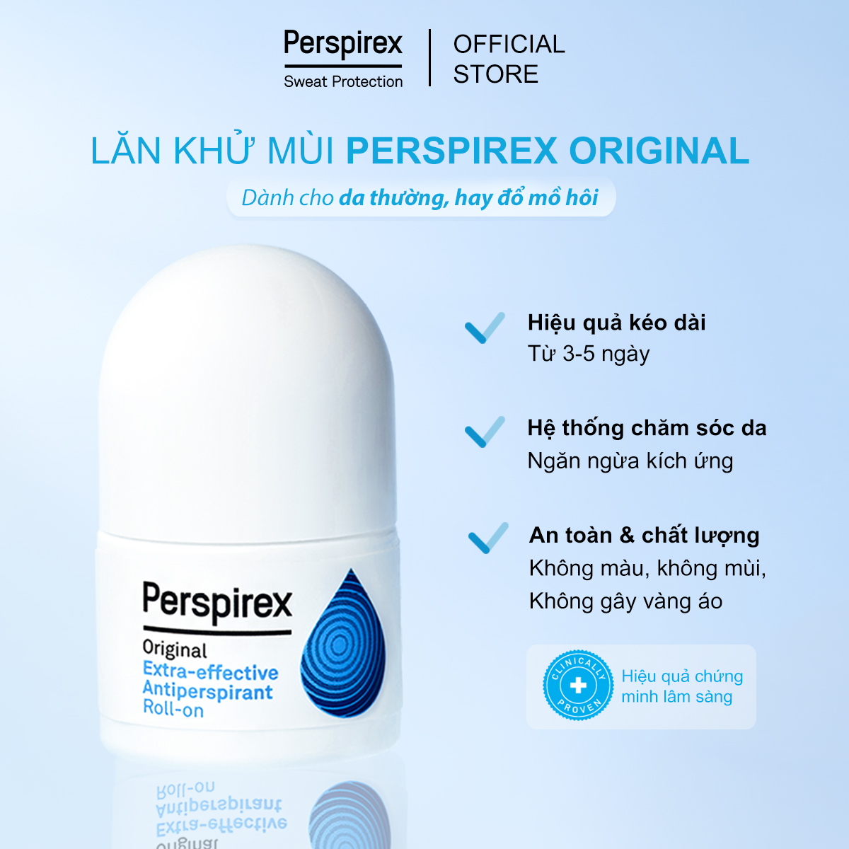 Lăn khử mùi PERSPIREX ORIGINAL 