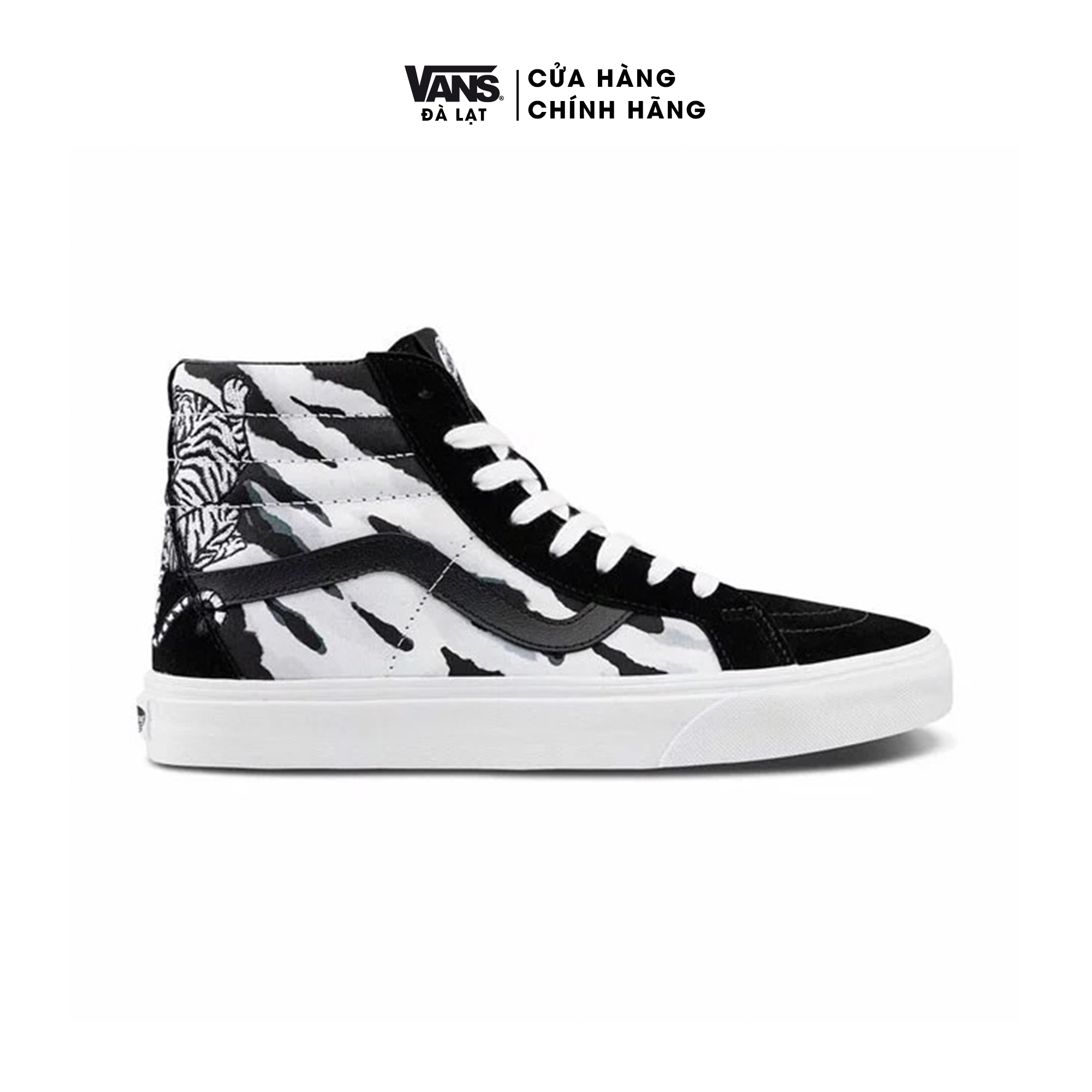 Giày Cố Cao Sneaker Vans SK8-Hi Reissue Tiger - VN0A2XSBWHT