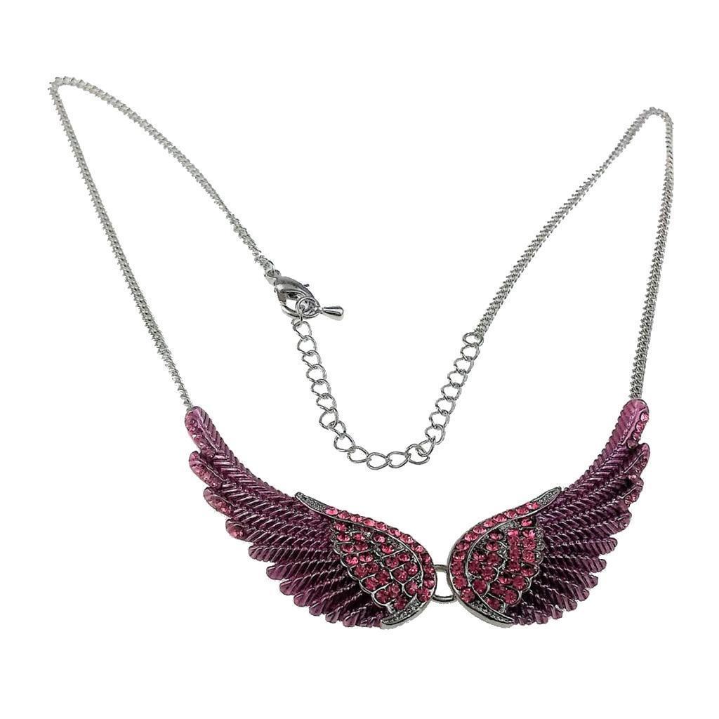 Vantage Angle Wings Necklace Wings Choker Pendant Women Fashion Jewelry