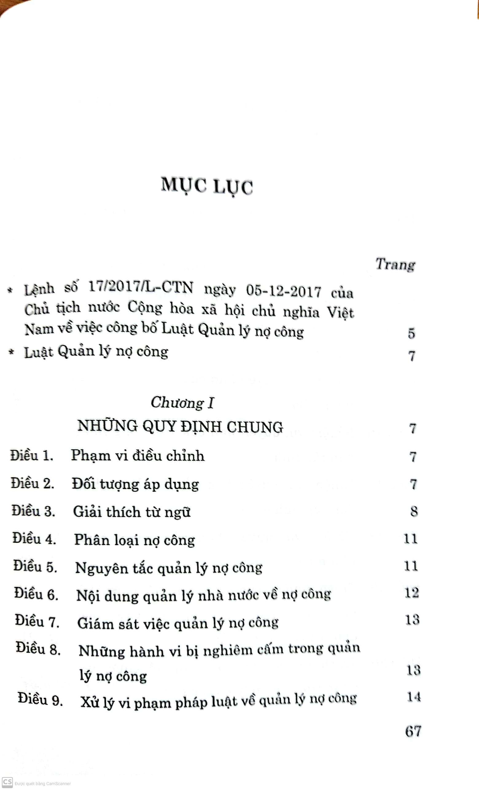 Luật Quản lý nợ công